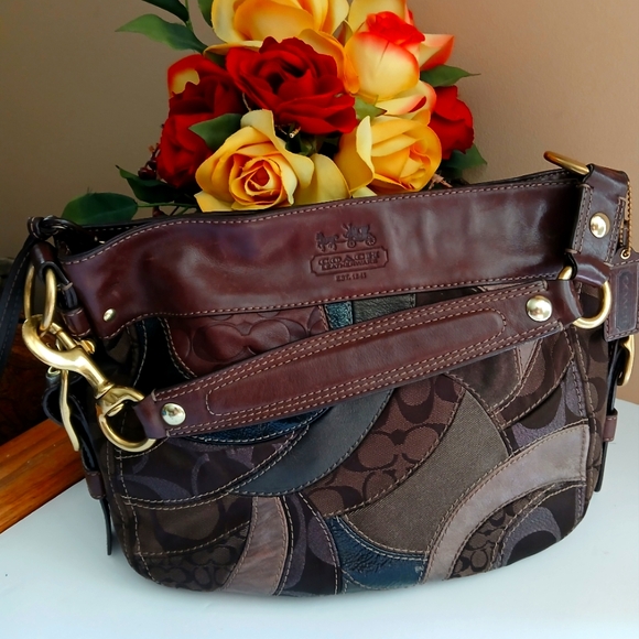 Coach Handbags - COACH Leather Patchwork Shoulder bag